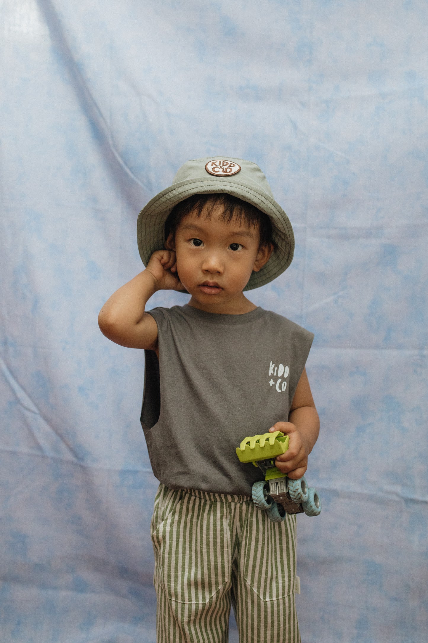 Dark Grey Bali Beach Vest