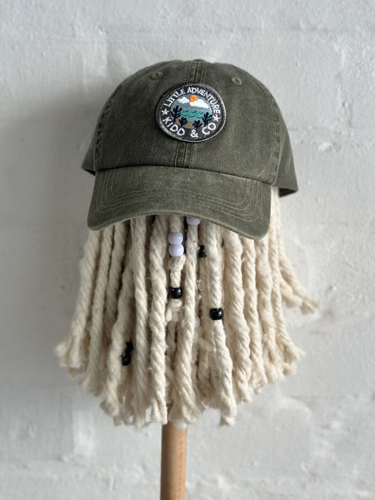 Magic Garden Cap - Olive / Grey