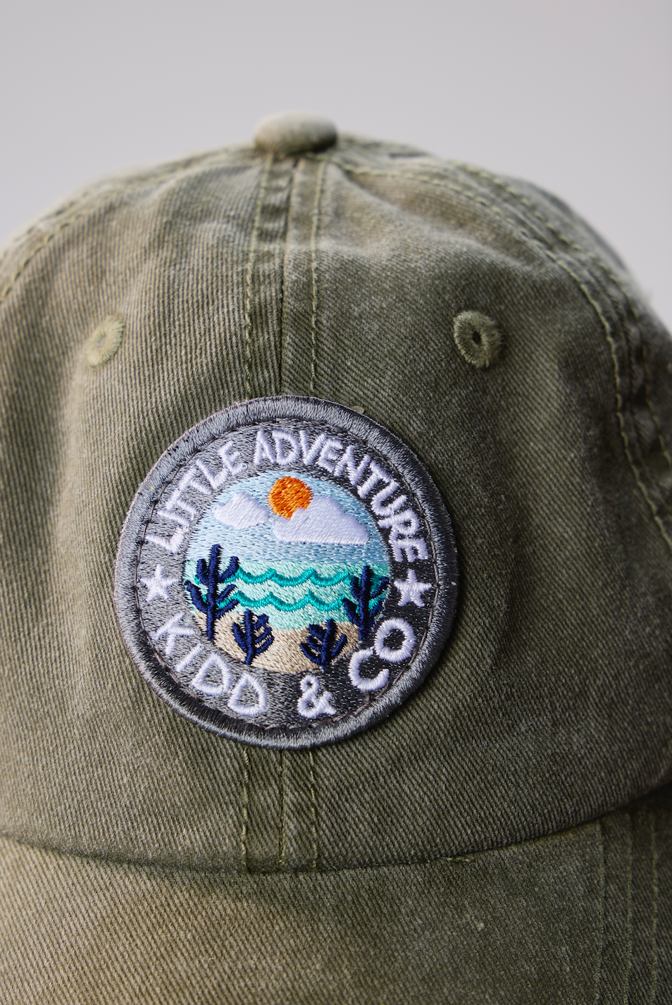 Magic Garden Cap - Olive / Grey