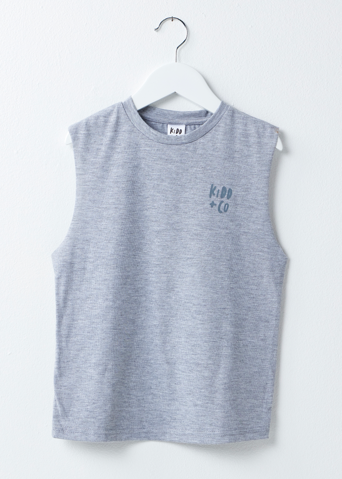 Light Grey Bali Beach Vest